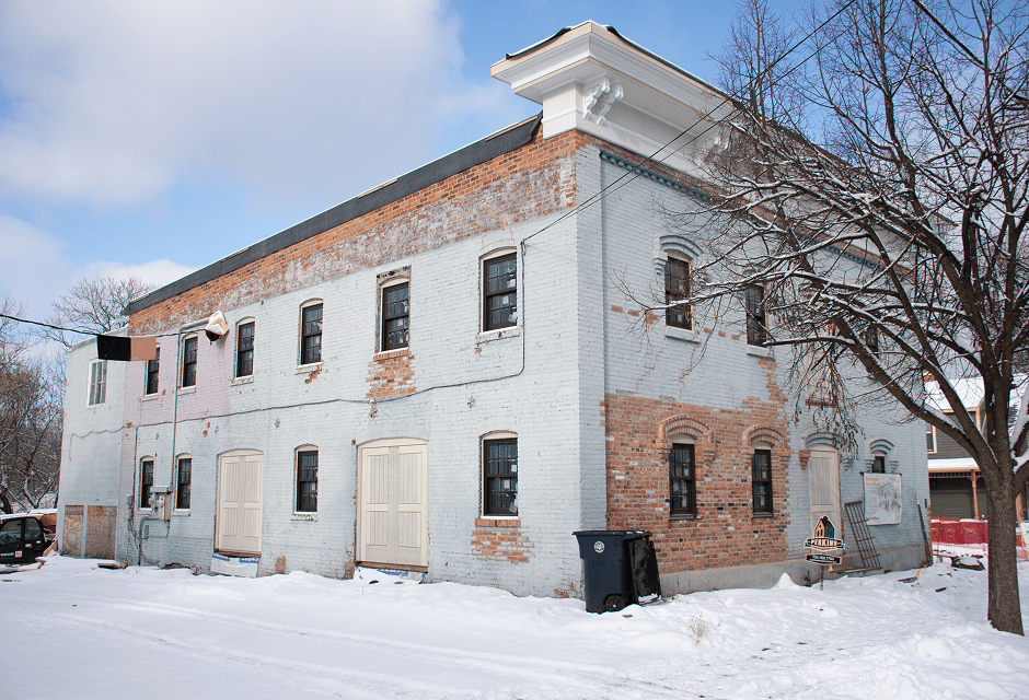 525 Detroit Street building under renovation