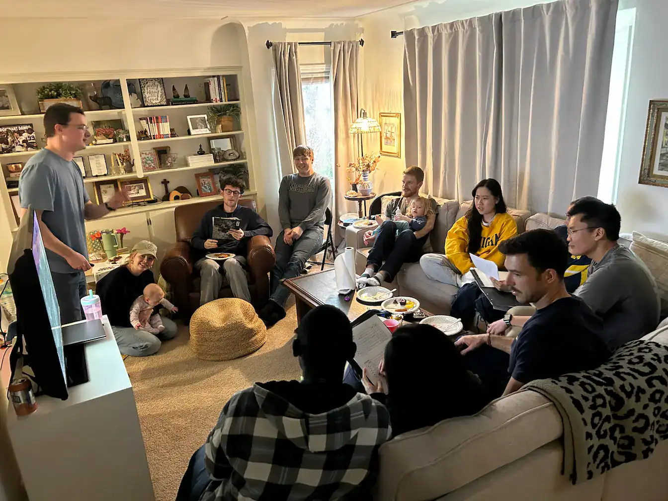 Campus ministry meeting for group discussion